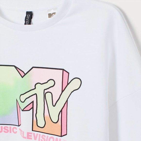 MTV • White Crewneck Sweatshirt - Picture 2 of 2